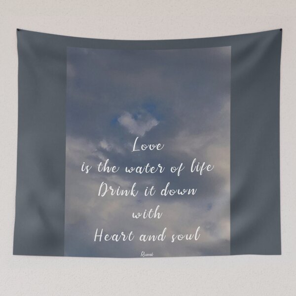 Item preview, Love can move mountains/Love is powerful/Rumi designed and sold by VeenaNair23.