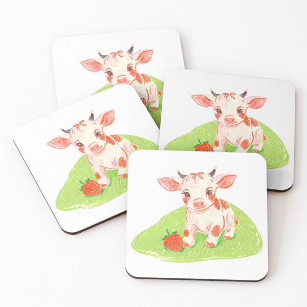 Item preview, strawberry cow designed and sold by eliseweiss.