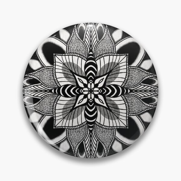 Item preview, Black and white mandala designed and sold by sophfxsh.