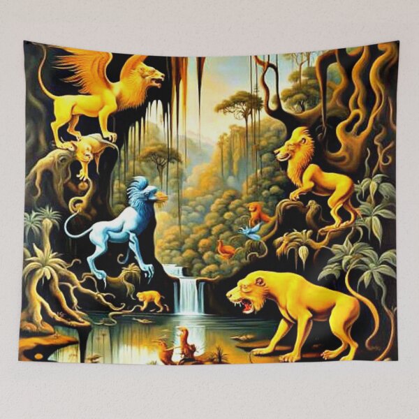 Item preview, Griffins the in the jungle designed and sold by George Hutton Hunter.