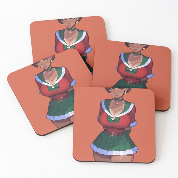 Item preview, Anime Gamer Girl in Christmas Santa Outfit designed and sold by WaifuBrowser.