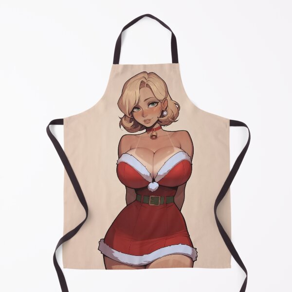 Item preview, Anime Gamer Girl in Christmas Santa Outfit designed and sold by WaifuBrowser.