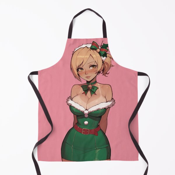 Item preview, Anime Gamer Girl in Christmas Santa Outfit designed and sold by WaifuBrowser.