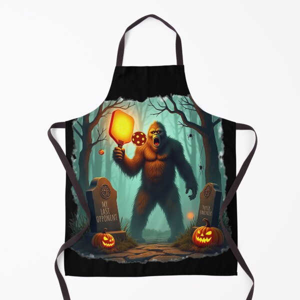 Item preview, Sasquatch Pickleball Halloween Glowing Graveyard Showdown designed and sold by iTeeShirts.