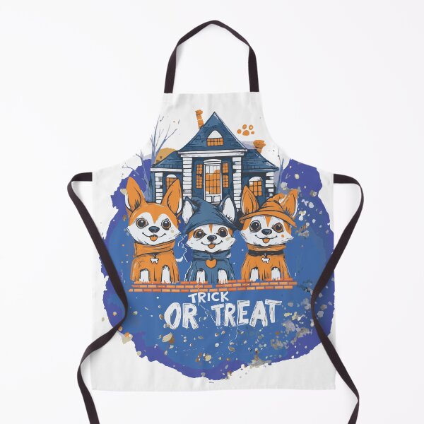 Item preview, Trick or Treat Corgi Pups Halloween - Pup Halloween Design designed and sold by Woof-Worthy-ART.