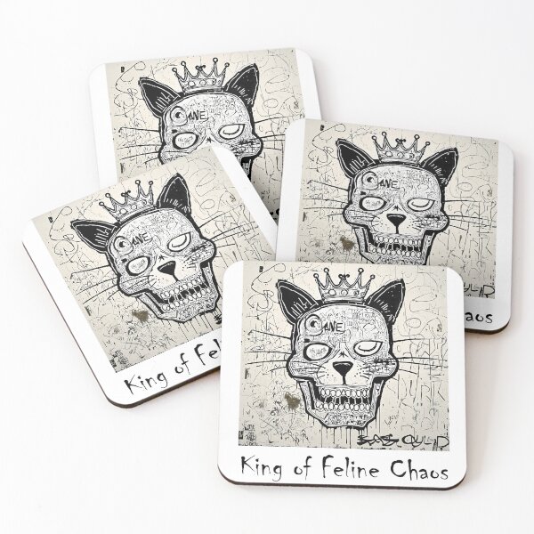 Item preview, King of Feline Chaos designed and sold by Art-Sarcasm.
