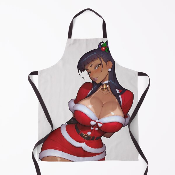 Item preview, Anime Gamer Girl in Christmas Santa Outfit designed and sold by WaifuBrowser.
