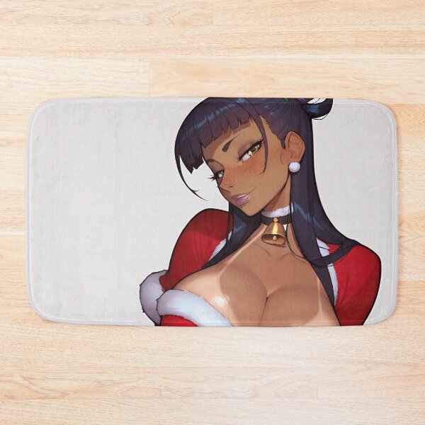 Item preview, Anime Gamer Girl in Christmas Santa Outfit designed and sold by WaifuBrowser.