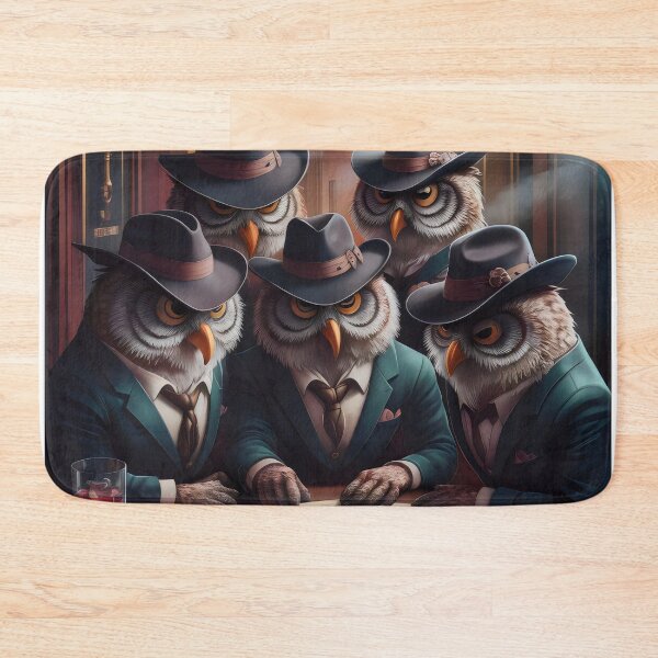 Item preview, Evening meeting of owls. designed and sold by MyHappyArtShop.