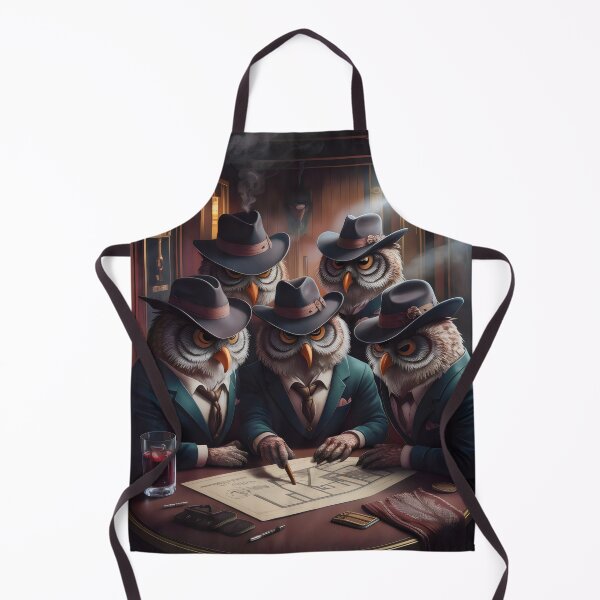 Item preview, Evening meeting of owls. designed and sold by MyHappyArtShop.