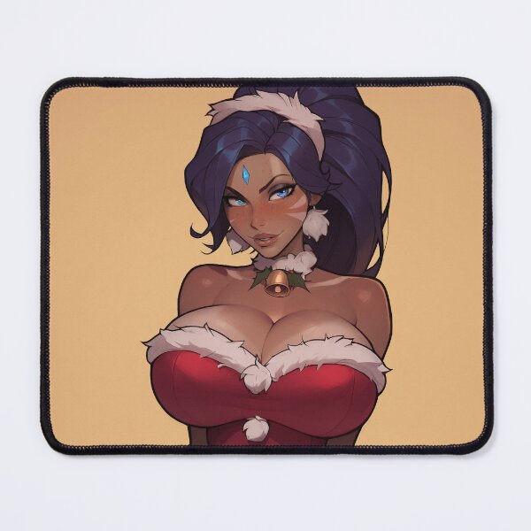 Item preview, Anime Gamer Girl in Christmas Santa Outfit designed and sold by WaifuBrowser.