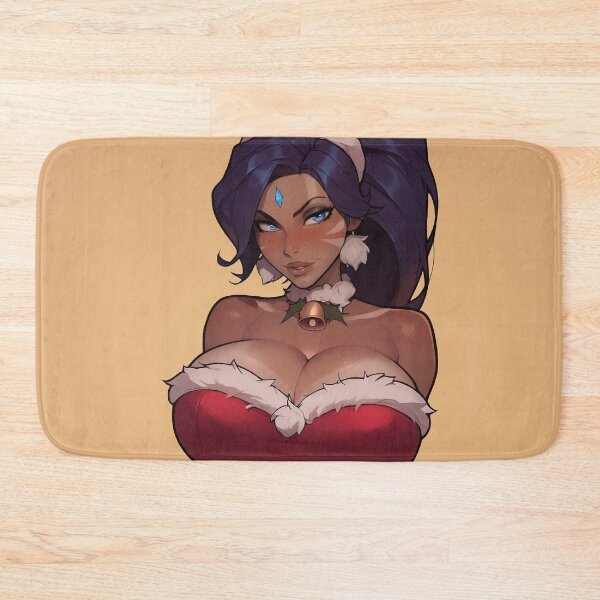 Item preview, Anime Gamer Girl in Christmas Santa Outfit designed and sold by WaifuBrowser.