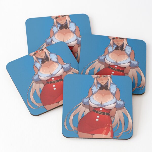 Item preview, Anime Gamer Girl in Christmas Santa Outfit designed and sold by WaifuBrowser.