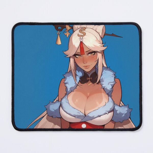 Item preview, Anime Gamer Girl in Christmas Santa Outfit designed and sold by WaifuBrowser.