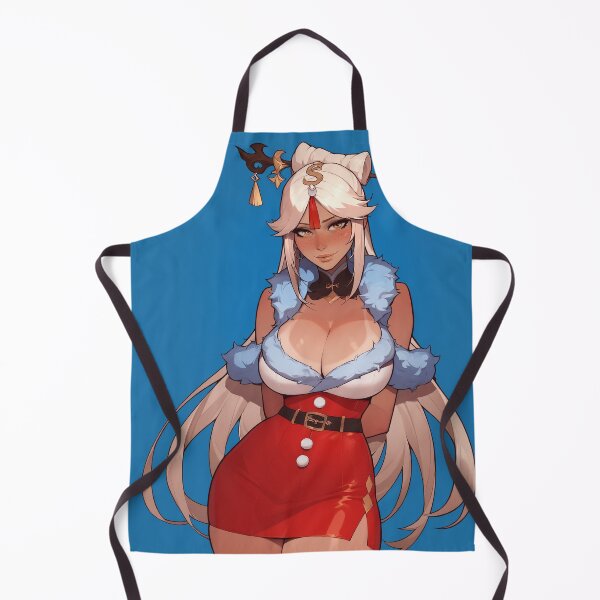 Item preview, Anime Gamer Girl in Christmas Santa Outfit designed and sold by WaifuBrowser.