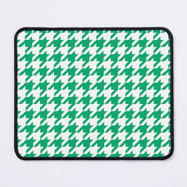 Item preview, Green White Houndstooth Pattern Design designed and sold by PatternTitan.