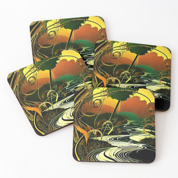 Item preview, The River flows designed and sold by George Hutton Hunter.