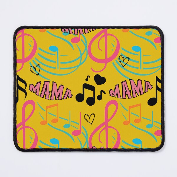 Item preview, Thank You Mama For Your Love, Music Themed Pattern Design designed and sold by Raise2Shine.