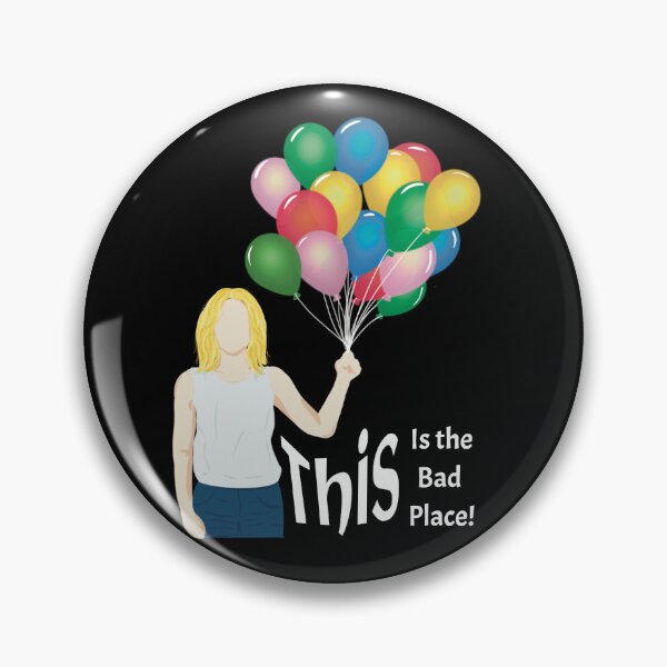 Item preview, "This is the Bad Place!" - Eleanor with Balloons, The Good Place Art designed and sold by PricklyBearArt.
