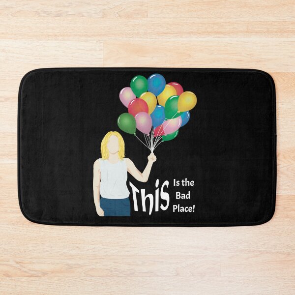 Item preview, "This is the Bad Place!" - Eleanor with Balloons, The Good Place Art designed and sold by PricklyBearArt.