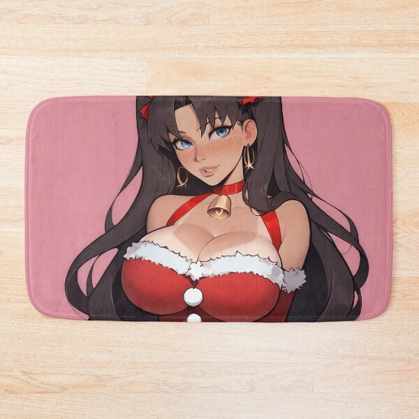 Item preview, Anime Gamer Girl in Christmas Santa Outfit designed and sold by WaifuBrowser.