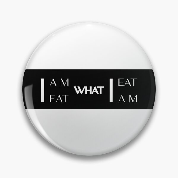 Item preview, I am What I Eat | I Eat What I Am: Minimalism with Bold Contrast, Unique designed and sold by villacreativa.