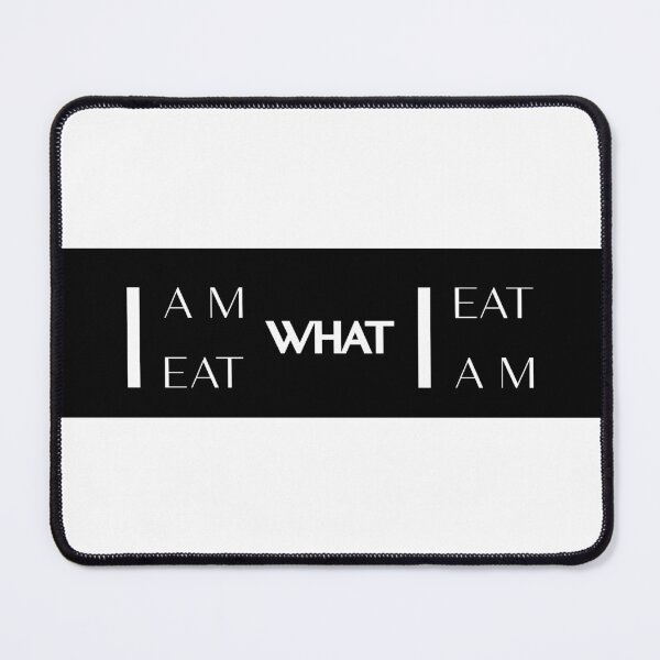 Item preview, I am What I Eat | I Eat What I Am: Minimalism with Bold Contrast, Unique designed and sold by villacreativa.