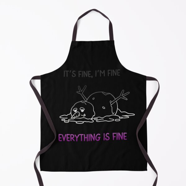 Item preview, Asexual Flag Melting Snowman It's Fine, I'm Fine, Everything Is Fine Graphic, Christmas t-shirts, Snowman Tees, Funny Xmas t-shirts,  designed and sold by PrideBeProud.