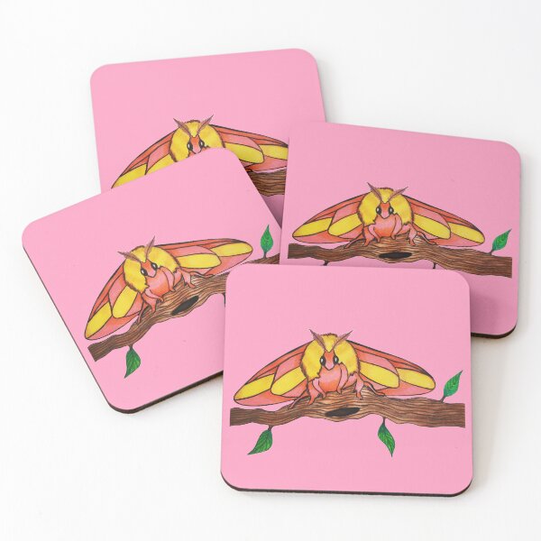 Item preview, Rosey Maple Moth designed and sold by Rachel Baxter.