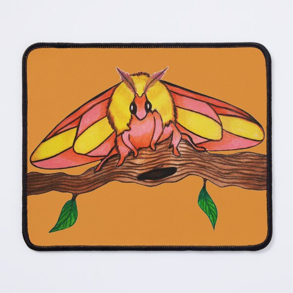 Item preview, Rosey Maple Moth designed and sold by Rachel Baxter.