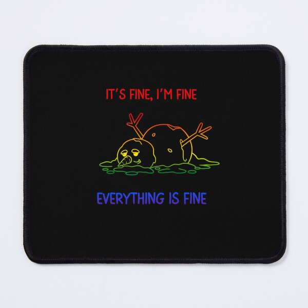 Item preview, Classic Flag Melting Snowman It's Fine, I'm Fine, Everything Is Fine Graphic, Christmas t-shirts, Snowman Tees, Funny Xmas t-shirts,  designed and sold by PrideBeProud.