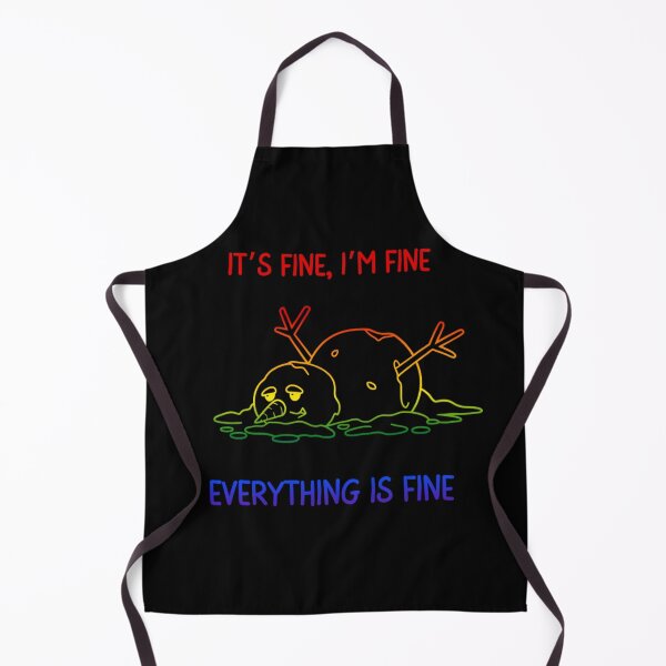Item preview, Classic Flag Melting Snowman It's Fine, I'm Fine, Everything Is Fine Graphic, Christmas t-shirts, Snowman Tees, Funny Xmas t-shirts,  designed and sold by PrideBeProud.