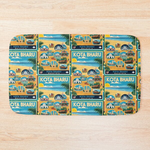 Item preview, Kota Bharu Malaysia Vintage Travel Tourism designed and sold by TravelersGems.