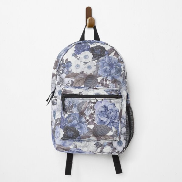 Item preview, Blue and White Rose Floral Classic Timeless Design designed and sold by BellaLovi.