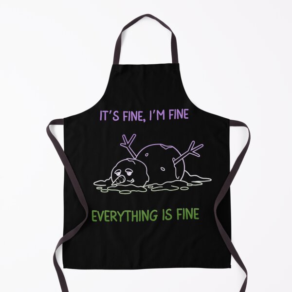 Item preview, Genderqueer Flag Melting Snowman It's Fine, I'm Fine, Everything Is Fine Graphic, Christmas t-shirts, Snowman Tees, Funny Xmas t-shirts,  designed and sold by PrideBeProud.