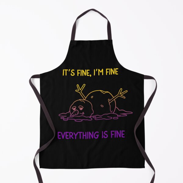 Item preview, Intersex Flag Melting Snowman It's Fine, I'm Fine, Everything Is Fine Graphic, Christmas t-shirts, Snowman Tees, Funny Xmas t-shirts,  designed and sold by PrideBeProud.