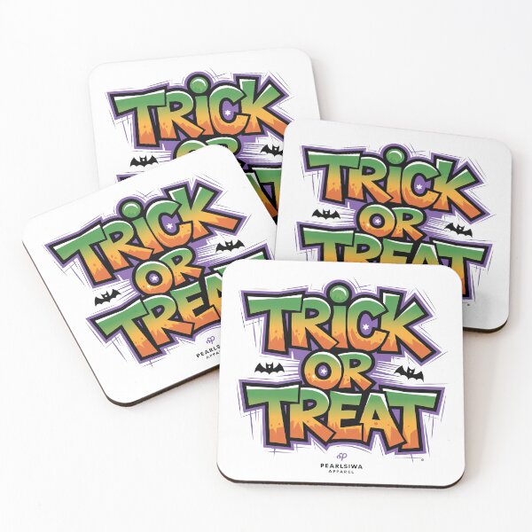 Item preview, Retro Graffiti-Style "Trick or Treat" Halloween Design designed and sold by Pearlsiwa.