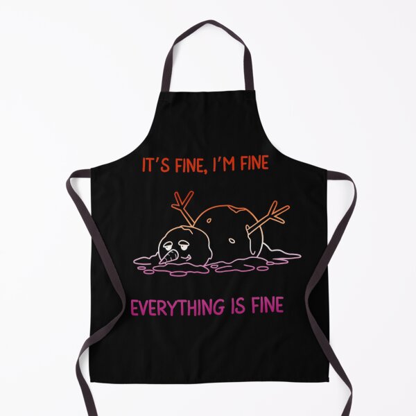 Item preview, Lesbian Flag Melting Snowman It's Fine, I'm Fine, Everything Is Fine Graphic, Christmas t-shirts, Snowman Tees, Funny Xmas t-shirts,  designed and sold by PrideBeProud.