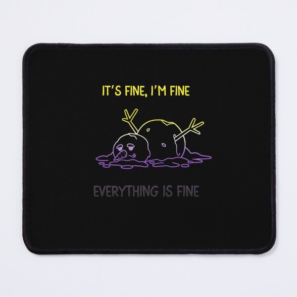 Item preview, Nonbinary Flag Melting Snowman It's Fine, I'm Fine, Everything Is Fine Graphic, Christmas t-shirts, Snowman Tees, Funny Xmas t-shirts,  designed and sold by PrideBeProud.