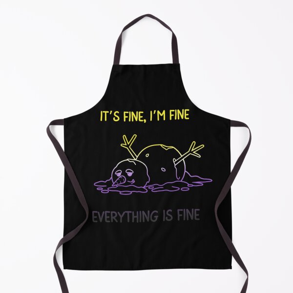 Item preview, Nonbinary Flag Melting Snowman It's Fine, I'm Fine, Everything Is Fine Graphic, Christmas t-shirts, Snowman Tees, Funny Xmas t-shirts,  designed and sold by PrideBeProud.