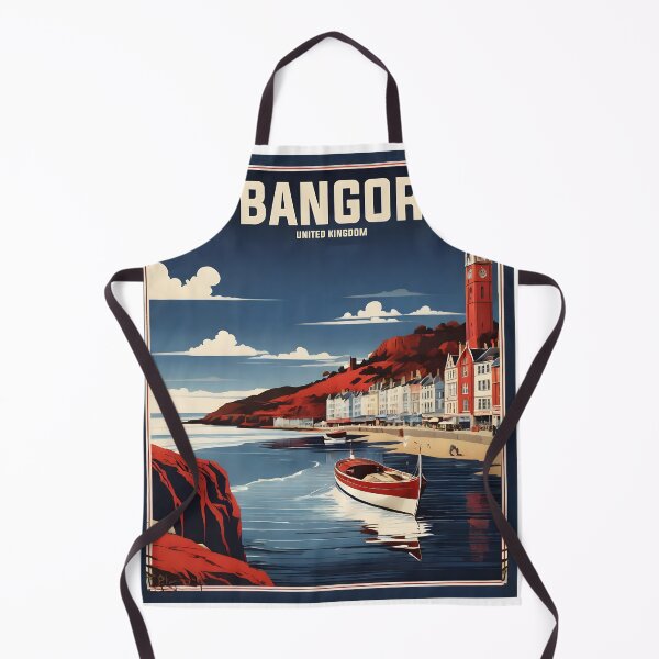 Item preview, Bangor United Kingdom Vintage Travel Tourism designed and sold by TravelersGems.