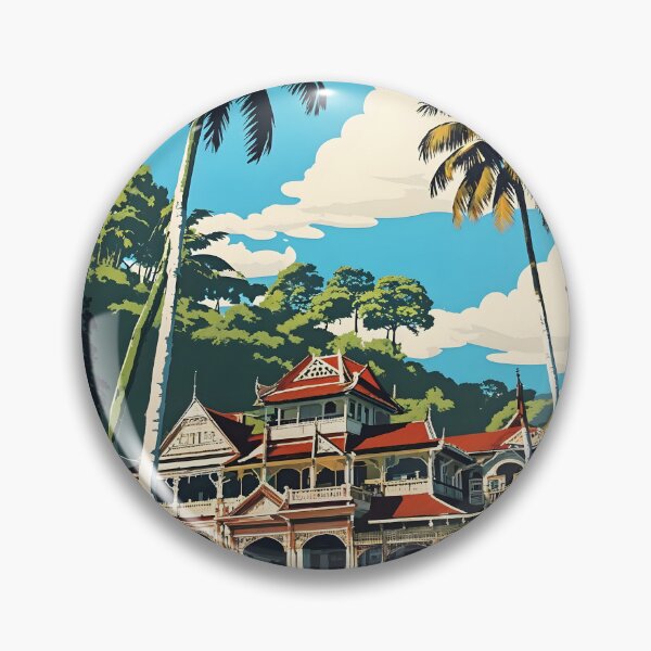 Item preview, Penang Hill Malaysia Vintage Travel Tourism designed and sold by TravelersGems.