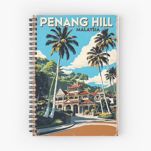 Item preview, Penang Hill Malaysia Vintage Travel Tourism designed and sold by TravelersGems.