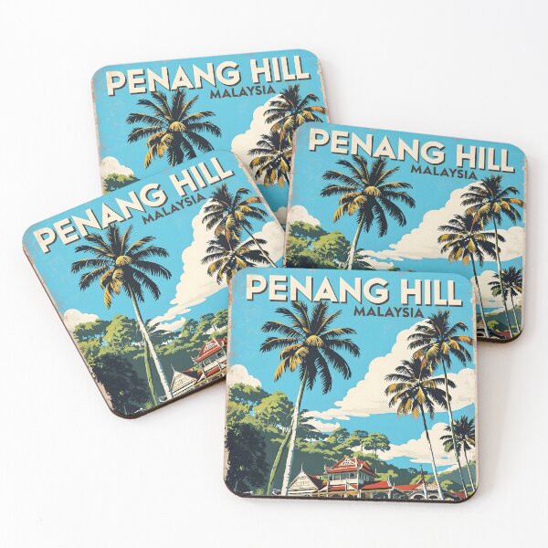 Item preview, Penang Hill Malaysia Vintage Travel Tourism designed and sold by TravelersGems.