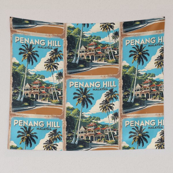 Item preview, Penang Hill Malaysia Vintage Travel Tourism designed and sold by TravelersGems.