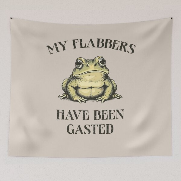 Item preview, My Flabbers Have Been Gasted Toad Frog designed and sold by stylesip.