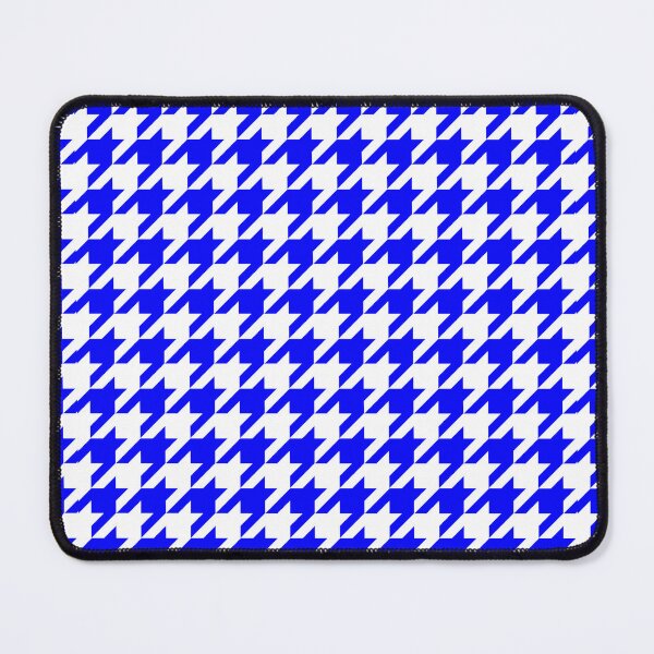 Item preview, Blue White Houndstooth Pattern Design designed and sold by PatternTitan.