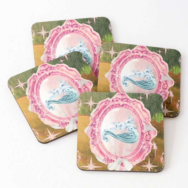 Item preview, Pink Vintage Aesthetic with Japanese Waves designed and sold by bowsbotanicals.
