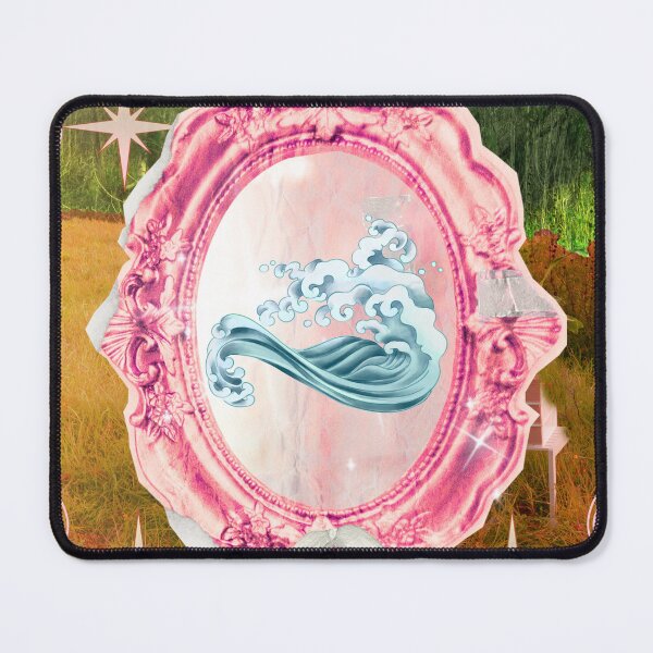 Item preview, Pink Vintage Aesthetic with Japanese Waves designed and sold by bowsbotanicals.