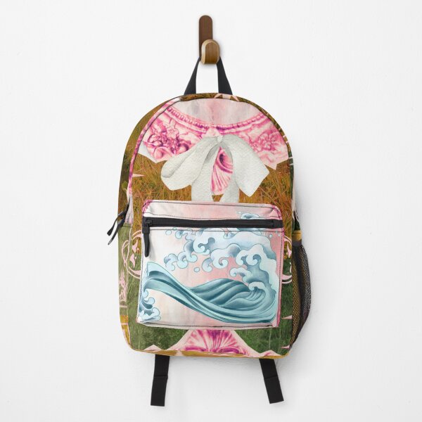Item preview, Pink Vintage Aesthetic with Japanese Waves designed and sold by bowsbotanicals.